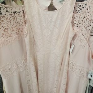 New open back lace dress